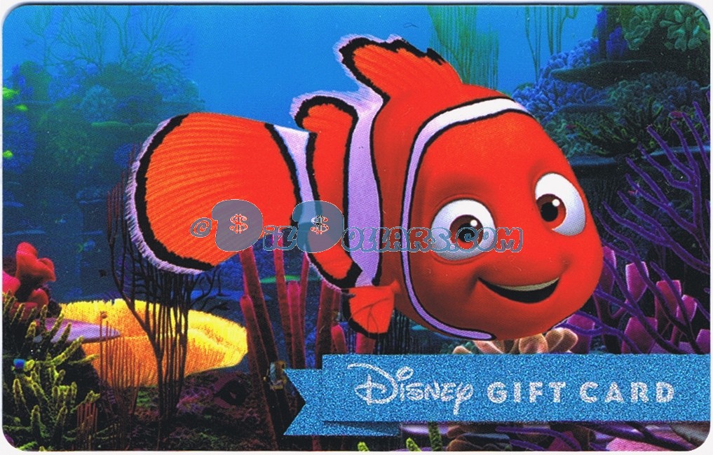 Disney Finding Nemo Gift Card © Dizdollars.com