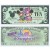 2001 "D" $10 UNC 5 DIGIT Disney Dollar - Tourists Mickey and Minnie front with Disneyland Resort on back - Disneyland Resort Series from Disneyland