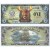 2007 "FF" $1 UNC 4 Digit 5 Consecutive S/N F00008329F - 333F Disney Dollars - "Pirates of the Caribbean: Dead Man's Chest" front with The Flying Dutchman Ship on back (2nd Film Released)  - "FF" 20th Anniversary Disney Dollar Series from Disney World