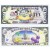 2009 "A" $10 UNC RARE 4 DIGIT S/N A00009225 Disney Dollar - Mickey, Donald and Goofy with Cake front with Cinderella's Castle in Clouds on back - Celebrate You series from Disneyland