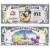 2009 "A" $1 UNC 3 Consecutives Disney Dollar - Mickey and Pluto with Cake front with Cinderella's Castle in Clouds on back - Celebrate You series from Disneyland