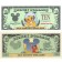 1997 "A" $10 UNC RARE 5 Digit S/N A00045050A Disney Dollar - Simba front with Sorcerer Mickey on back - Time to Remember the Magic 25th anniversary Walt Disney World Series from Disneyland ~ © DizDollars.com