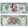 DIZDOLLARS.com 2000 "A" $1 Disney Dollar - Millennium Mickey - Disney World back - "A" Series from DIsneyland ~ © DizDollars.com