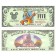 2003 "A" $5 UNC Disney Dollar - Goofy front with Disney World Resort Cinderella's Castle on back - Welcoming Series from Disneyland ~ © DizDollars.com