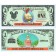 2005 "D" $1 UNC Disney Dollars Chicken Little front with Oakey Oaks on back - "D" Movie Series from Disney World ~ © DIZDOLLARS.com