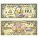 2005 "T" $5 UNC Disney Dollar - Donald front with Disneyland Sleeping Beauty's Castle and barcode on back - "T" 50th Anniversary Series from Disney Store ~ © DIZDOLLARS.com