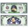 2014 "D" $10 MINT UNC 4 Digit RARE Disney Dollars - Space Mountain Attraction front with Mickey Mouse on the ride on back - "D" Mountain Rides the Final Disney Dollars series from Disney World ~ © DIZDOLLARS.com