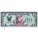 1988 "A" $5 UNC Disney Dollar - Goofy front with Disney World on back - 1988 Series from Disneyland - Scarce~ © DizDollars.com