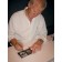 Photo of Jeremy Bulloch (Boba Fett) signing the "BOUNTY HUNTERS" Exclusive 2003 Disney Star Wars Collectors Bronze Coin With 4 Star Wars Weekends Autographs (which you will recieve with your coin) © Dizdollars.com